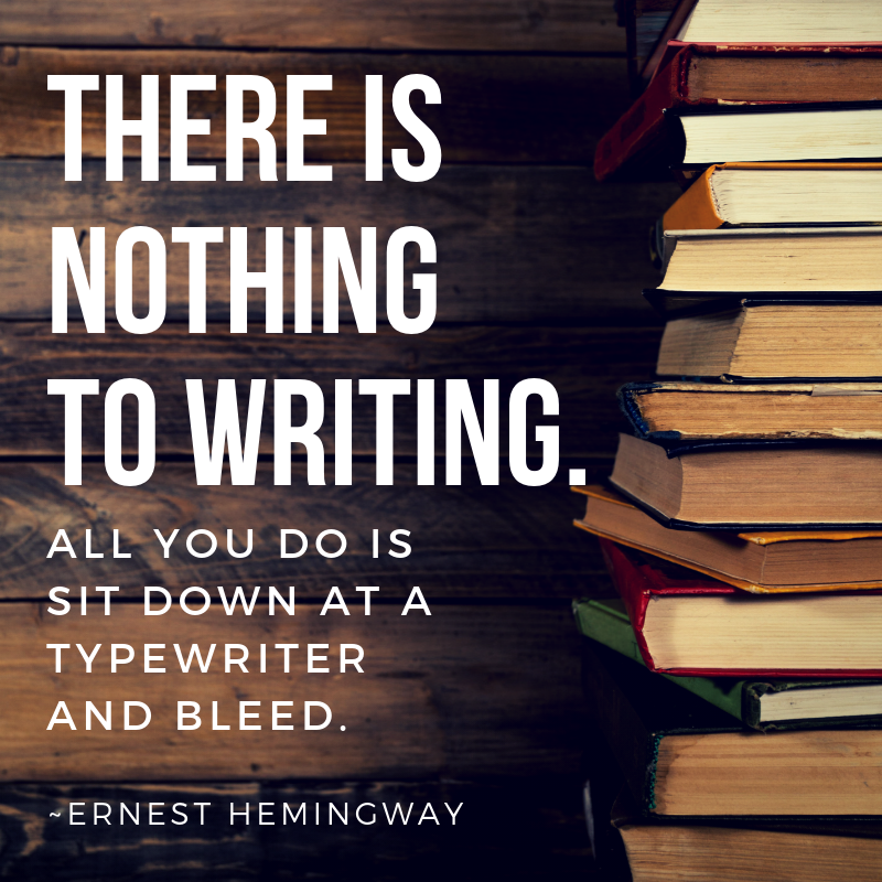 Hemingway on writing