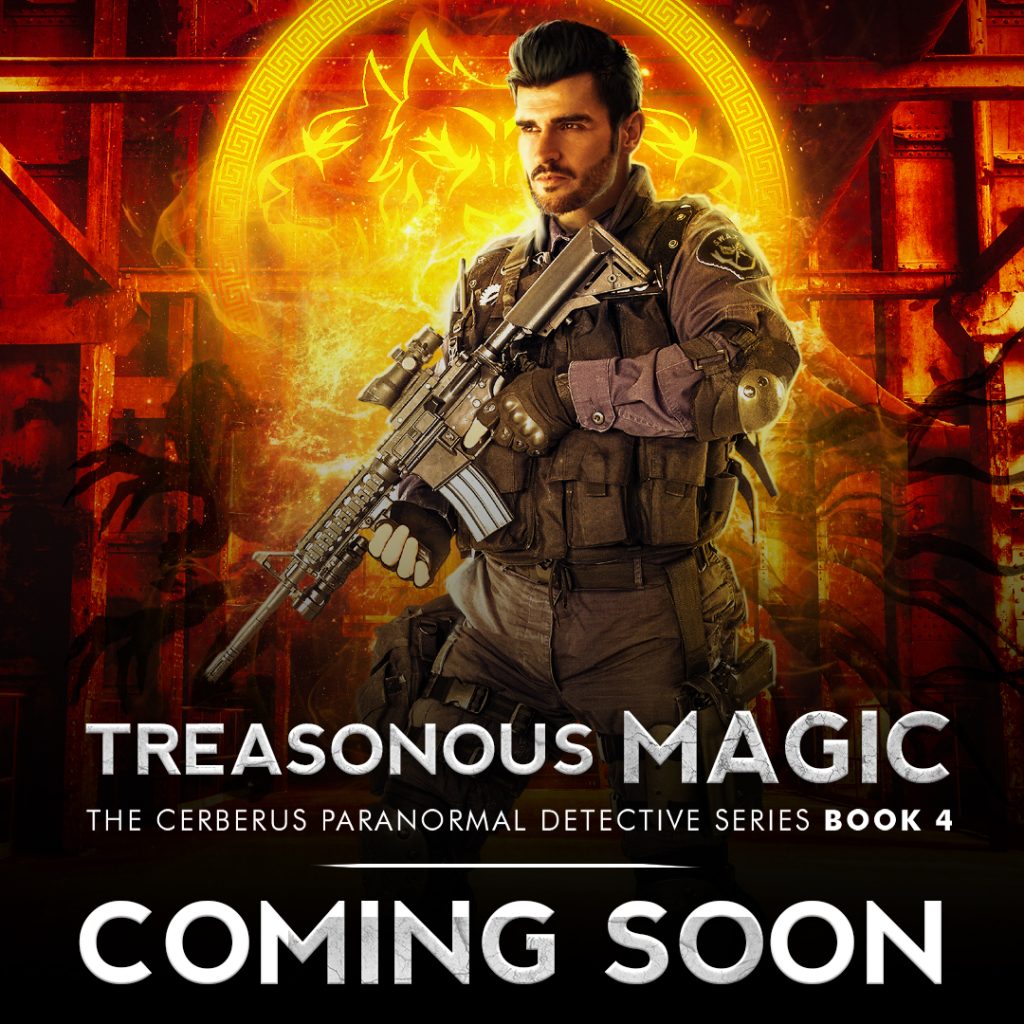 Treasonous Magic a paranormal detective novel by MD Massey