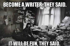 become a full-time writer meme