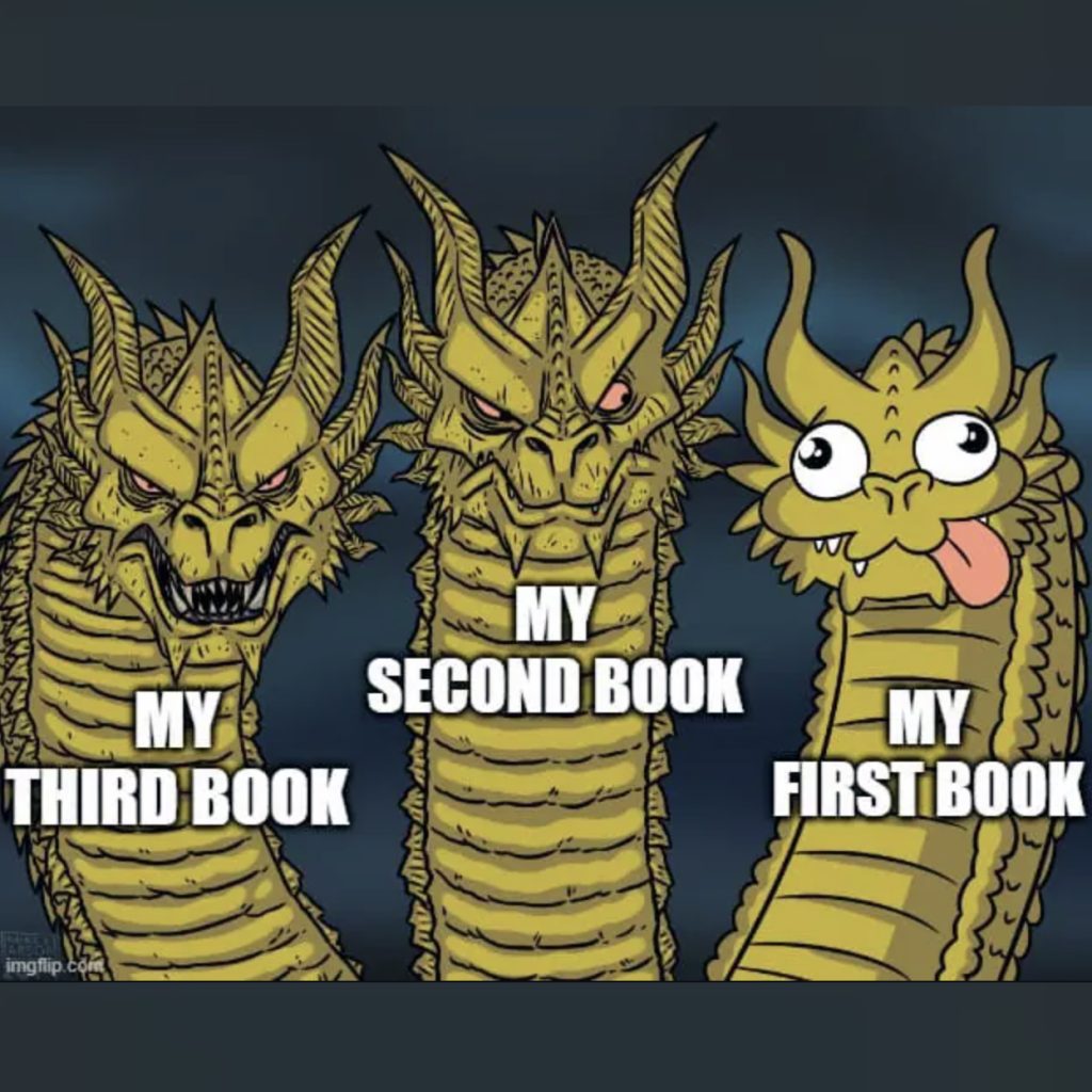become a full-time author meme