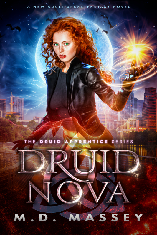 Druid Nova new adult urban fantasy book cover